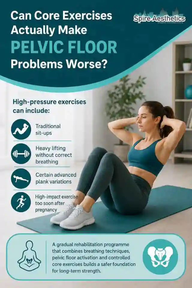 Can Strengthening Your Core Alone Actually Make Pelvic Floor Problems Worse Bridgnorth?
